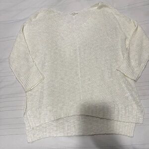 White Oversized sweater